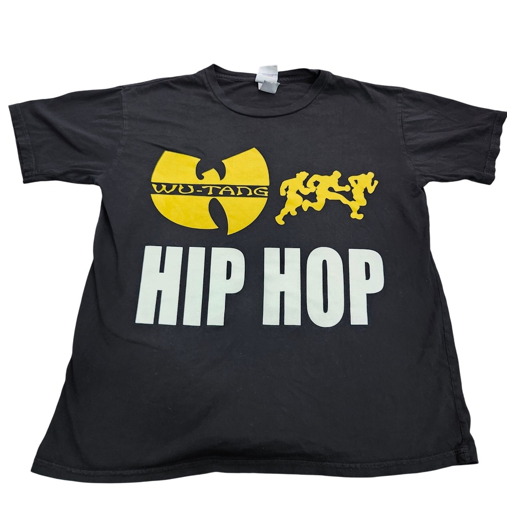 Junk Food Wu-Tang Clan Hip Hop Graphic T-Shirt Black Mens Size Medium 11942